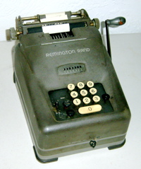 Remington Rand Adding Machine