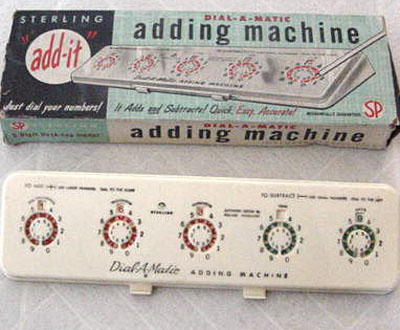 Sterling Adding Machine