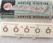 Sterling Adding Machine